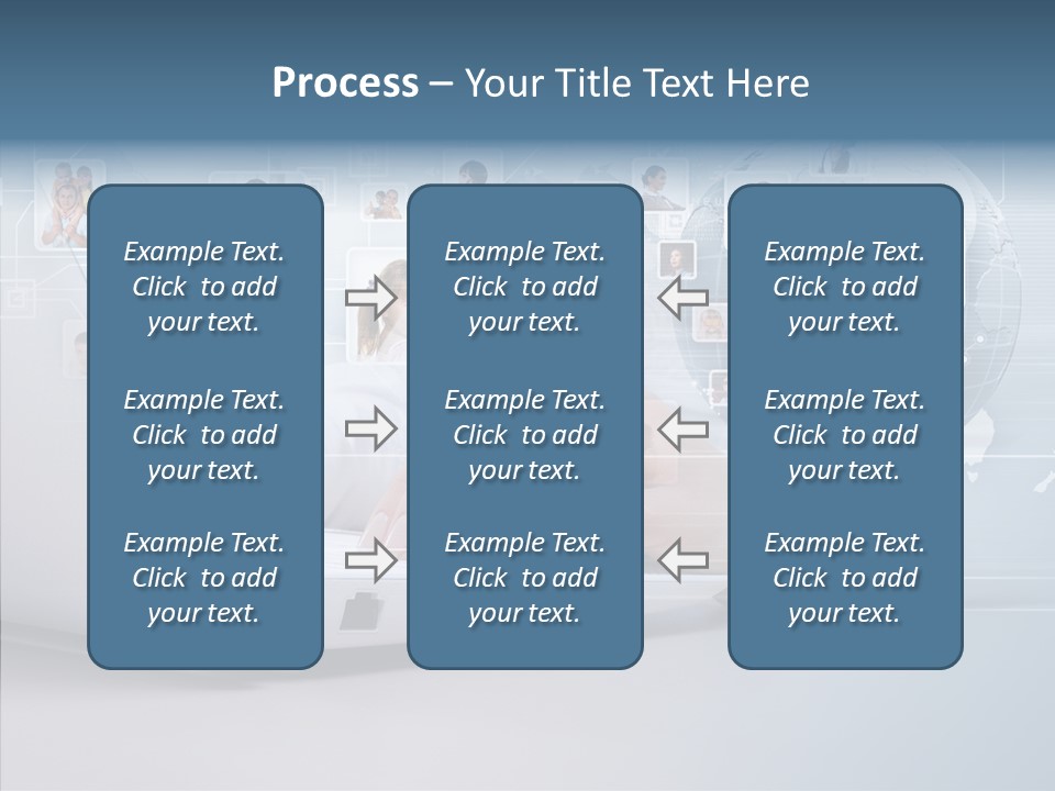 Contact Man Partnership PowerPoint Template