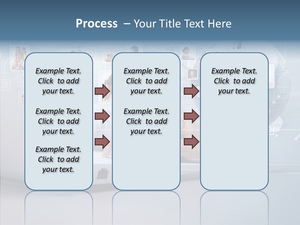 Contact Man Partnership PowerPoint Template