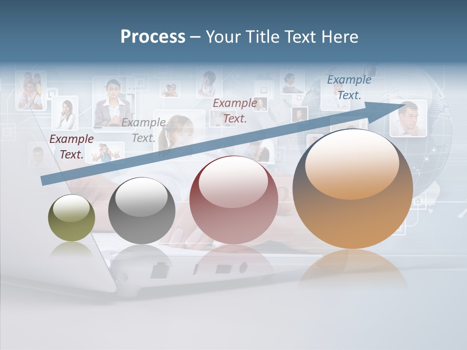 Contact Man Partnership PowerPoint Template
