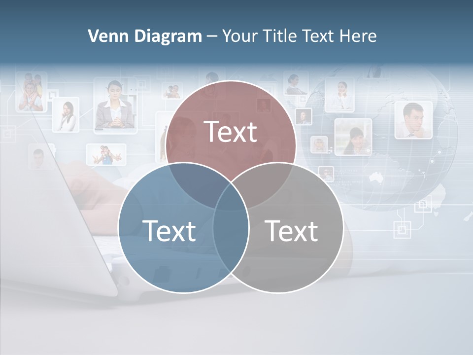 Contact Man Partnership PowerPoint Template
