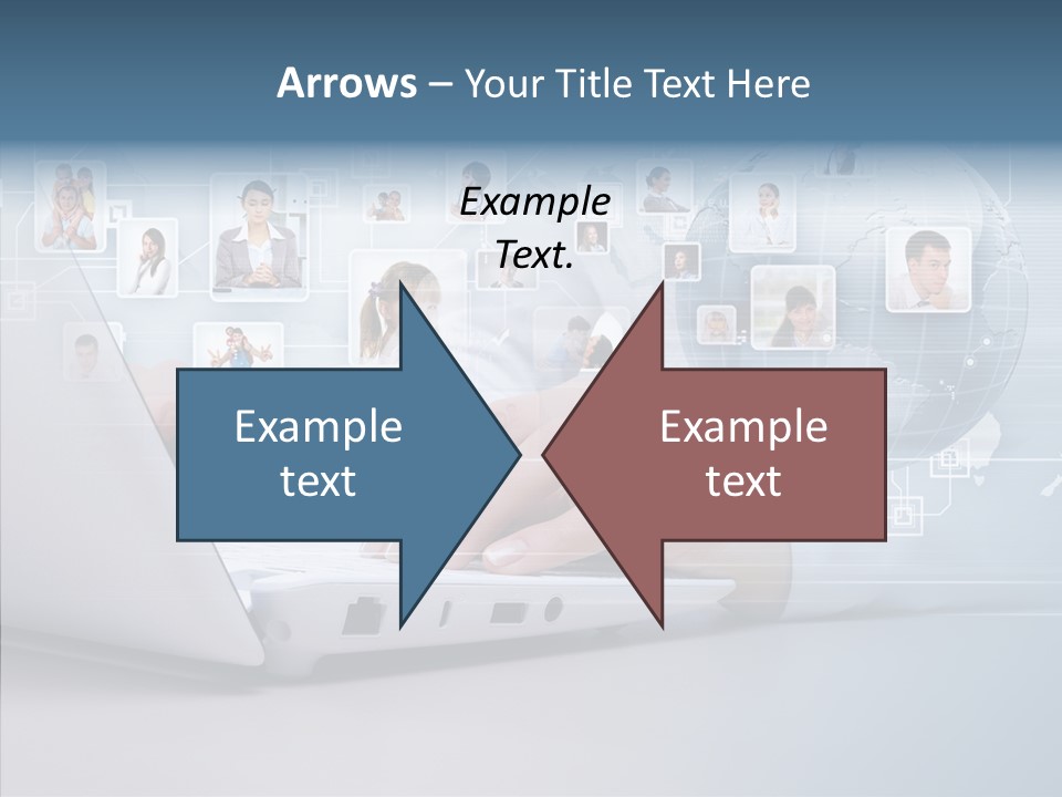 Contact Man Partnership PowerPoint Template