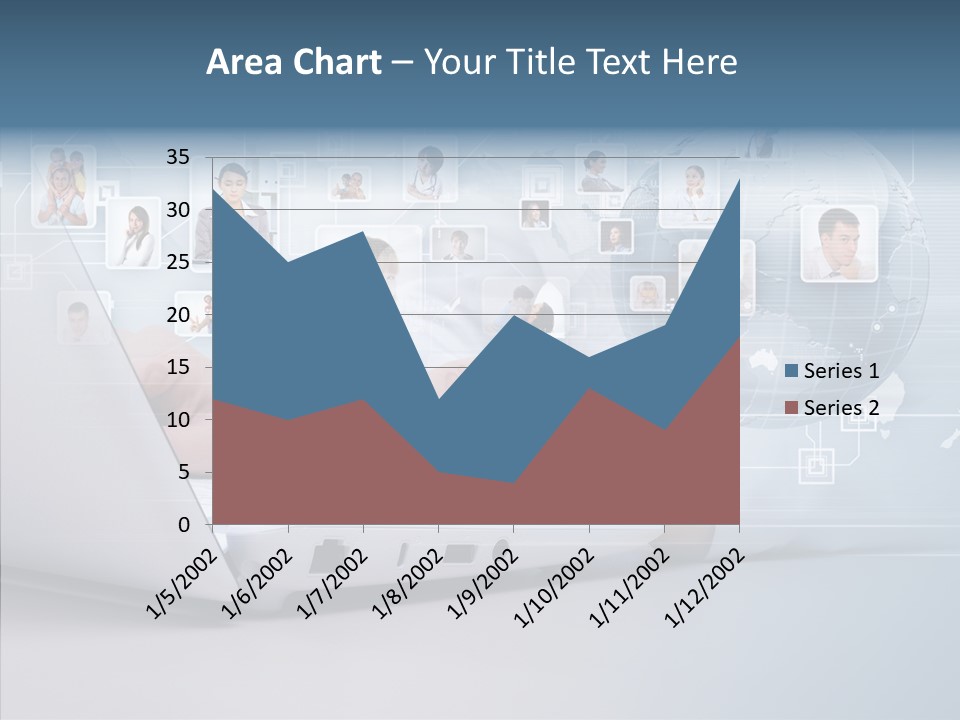 Contact Man Partnership PowerPoint Template