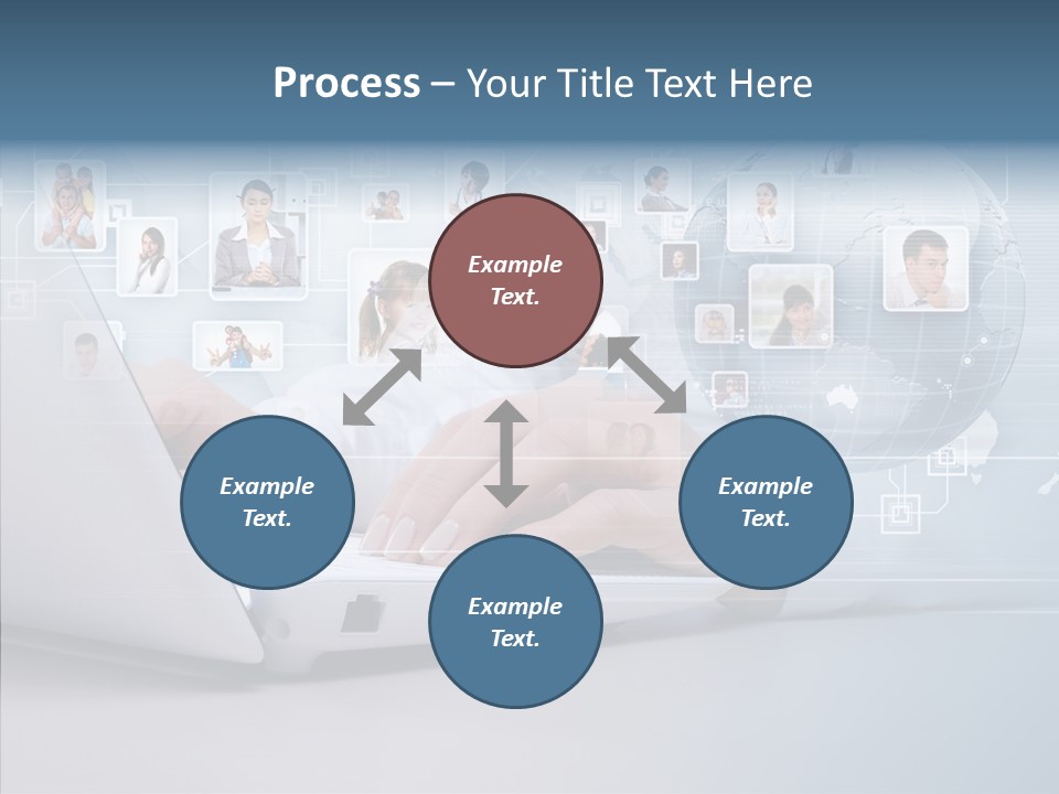 Contact Man Partnership PowerPoint Template