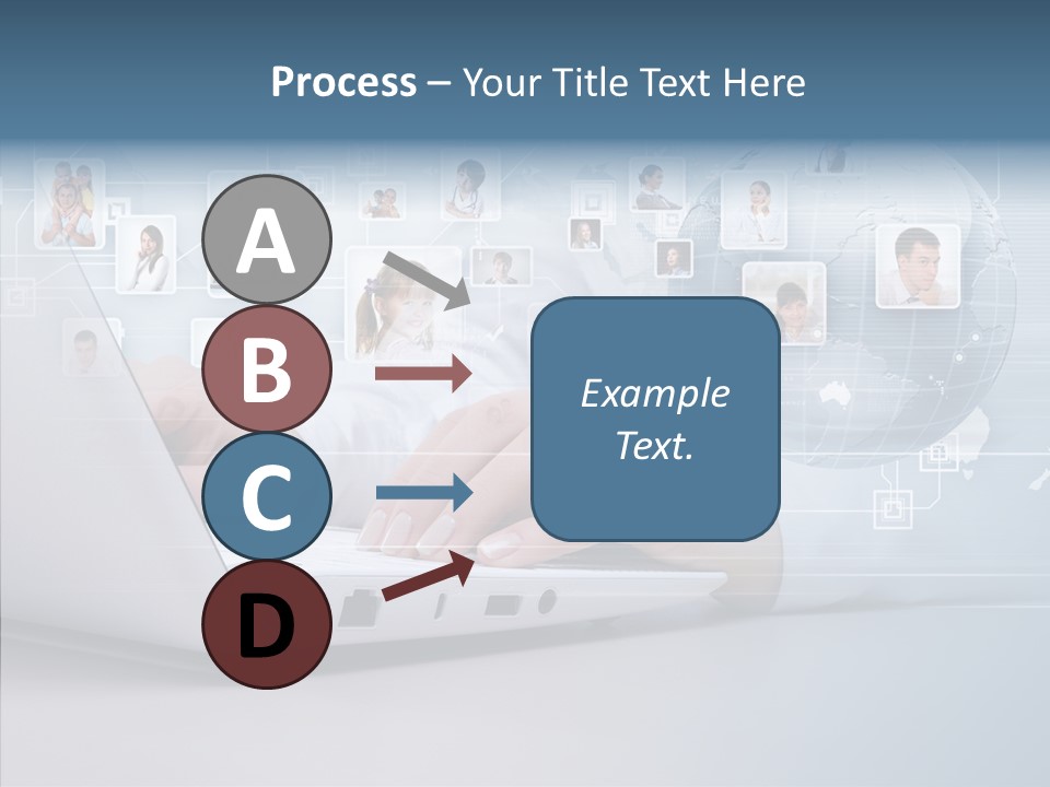 Contact Man Partnership PowerPoint Template