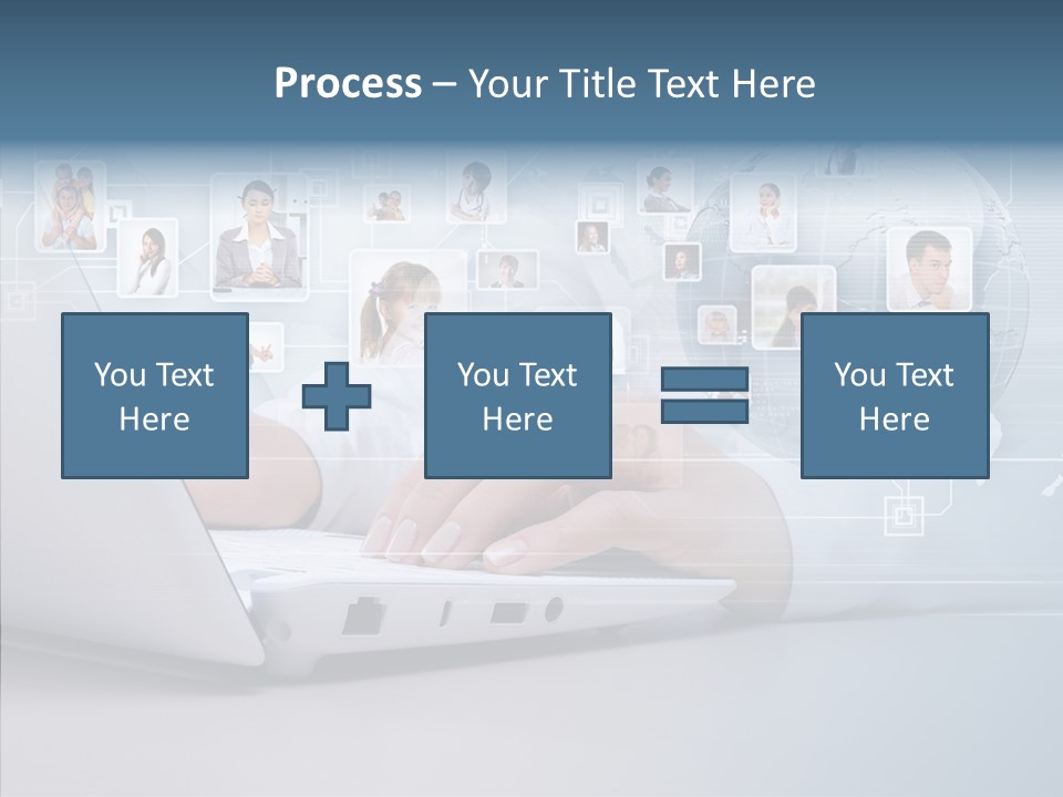 Contact Man Partnership PowerPoint Template