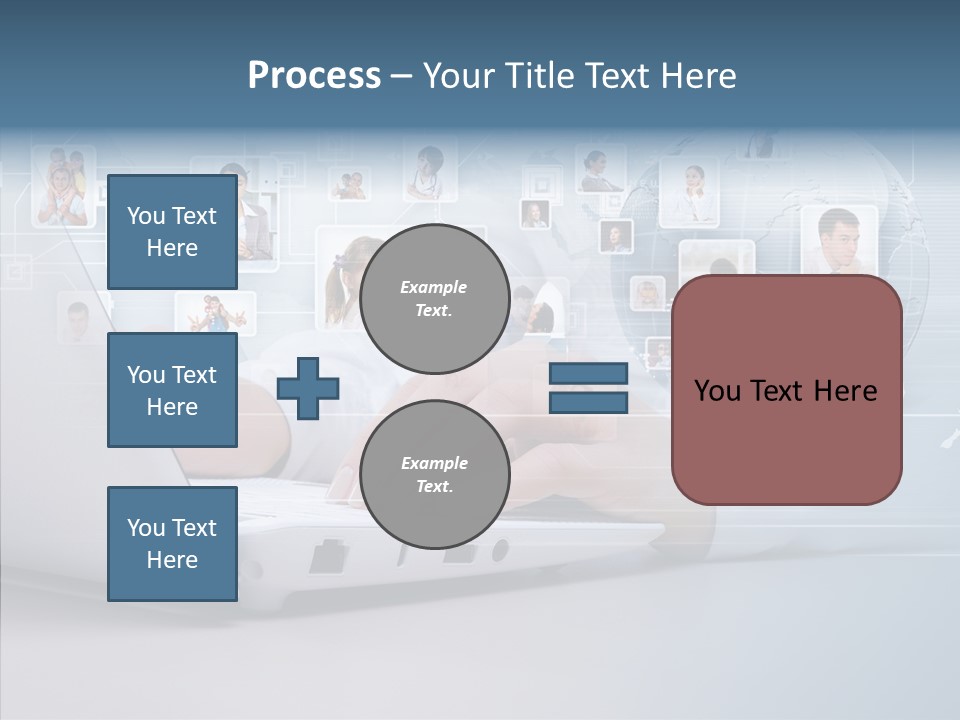 Contact Man Partnership PowerPoint Template