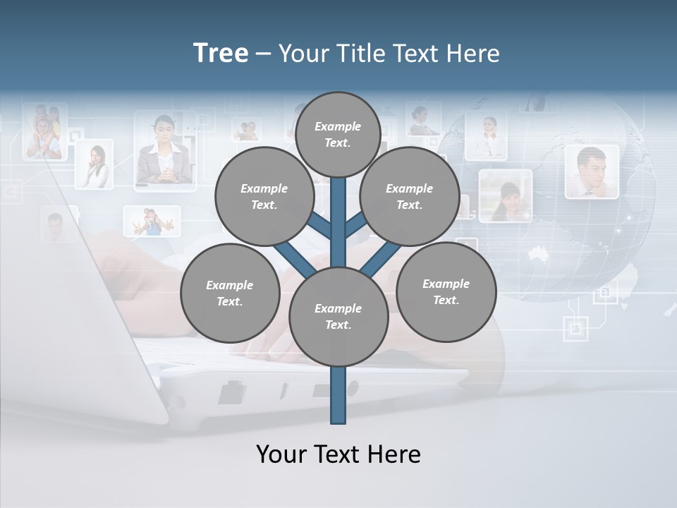 Contact Man Partnership PowerPoint Template