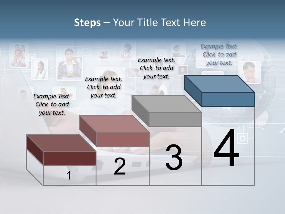 Contact Man Partnership PowerPoint Template
