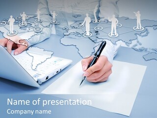 New Touch Screen Selecting PowerPoint Template