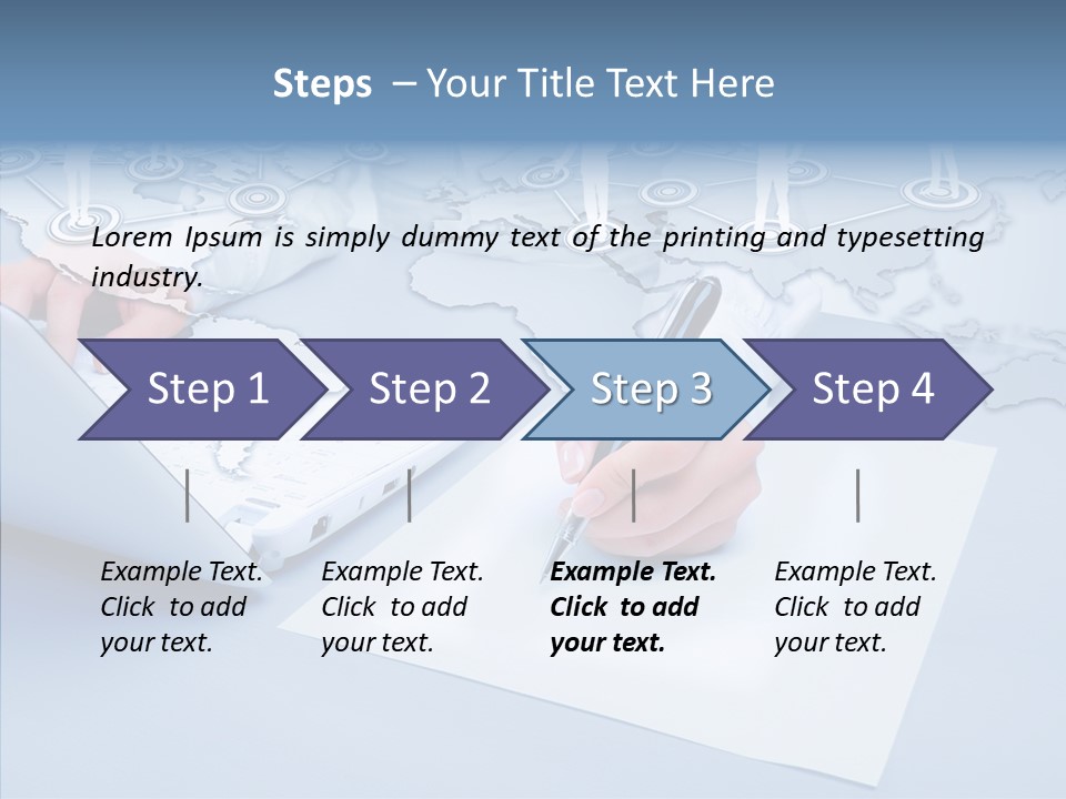 New Touch Screen Selecting PowerPoint Template