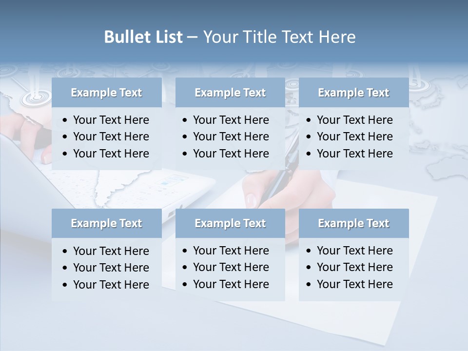 New Touch Screen Selecting PowerPoint Template