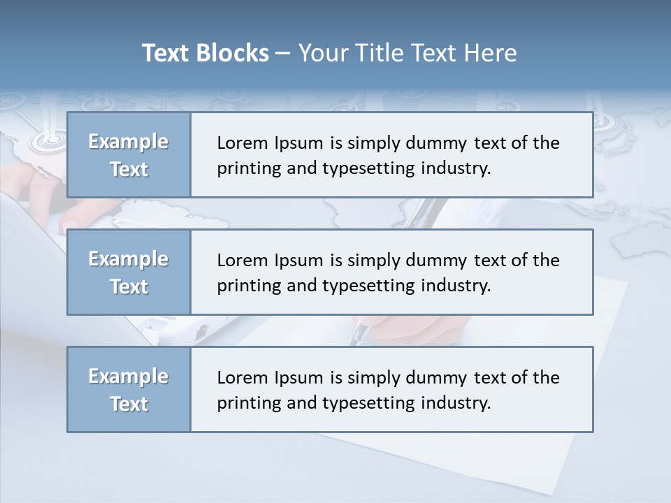 New Touch Screen Selecting PowerPoint Template