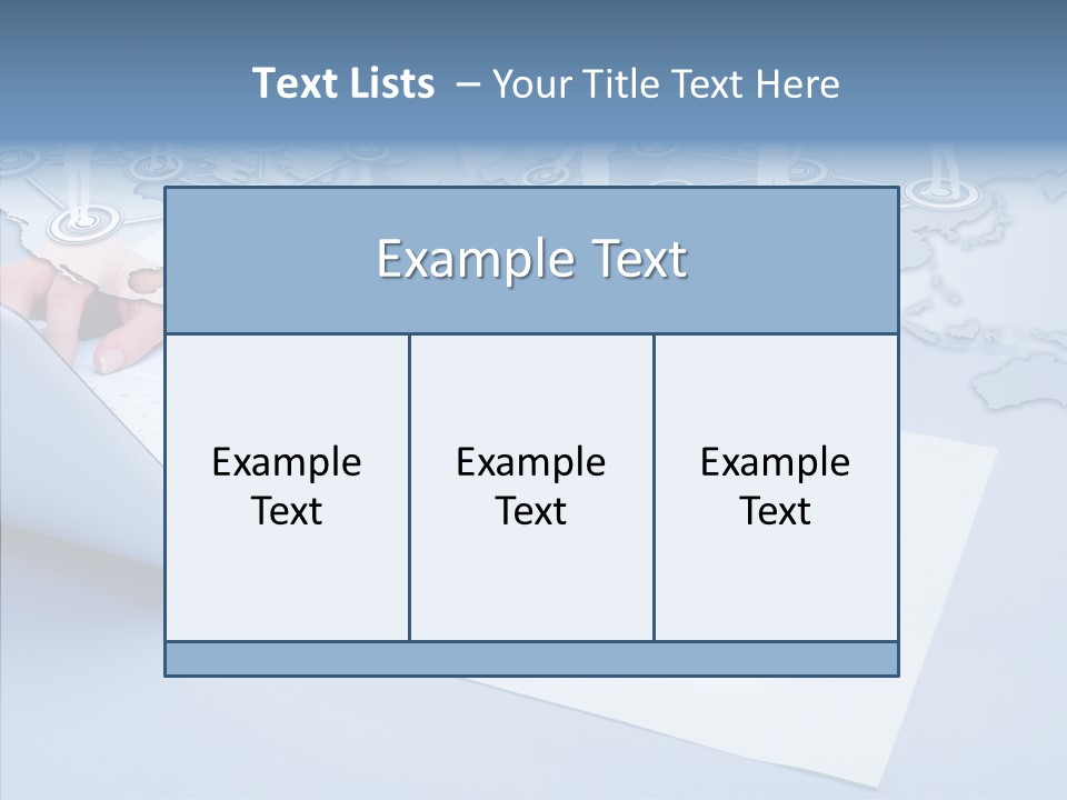 New Touch Screen Selecting PowerPoint Template