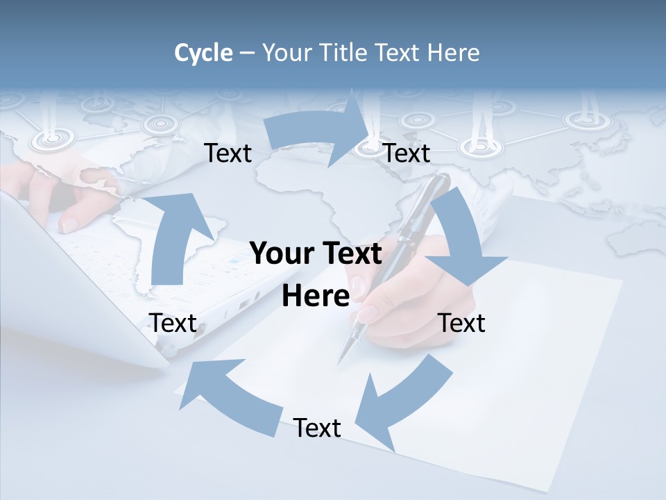 New Touch Screen Selecting PowerPoint Template