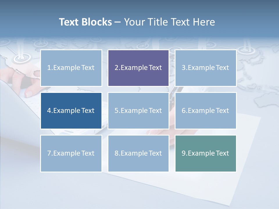 New Touch Screen Selecting PowerPoint Template