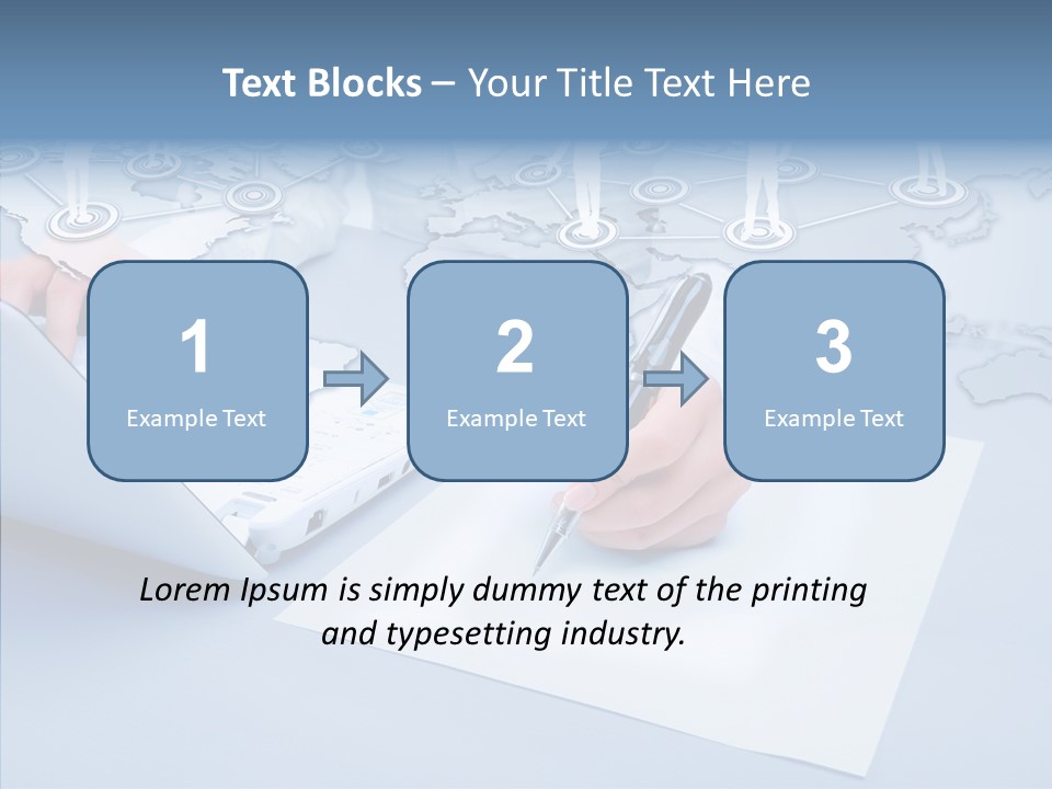 New Touch Screen Selecting PowerPoint Template