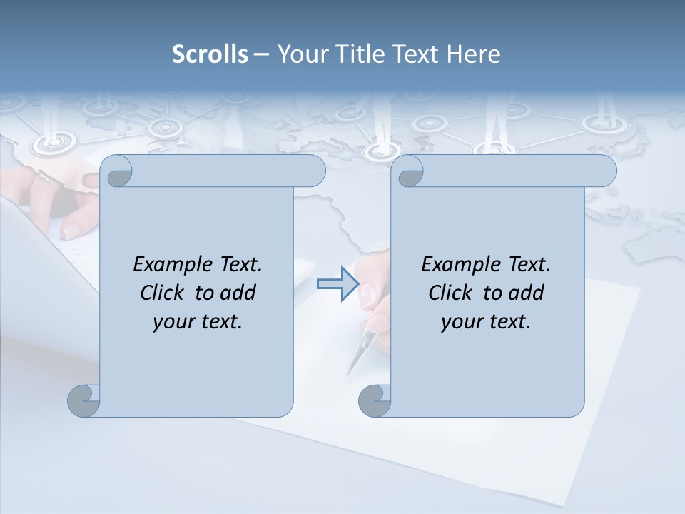 New Touch Screen Selecting PowerPoint Template