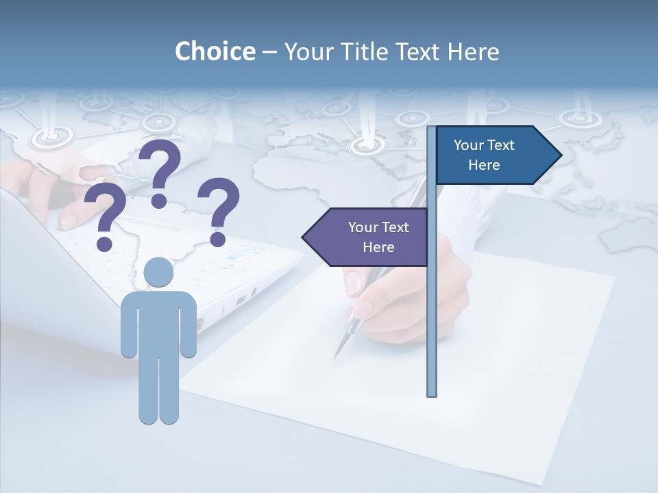 New Touch Screen Selecting PowerPoint Template