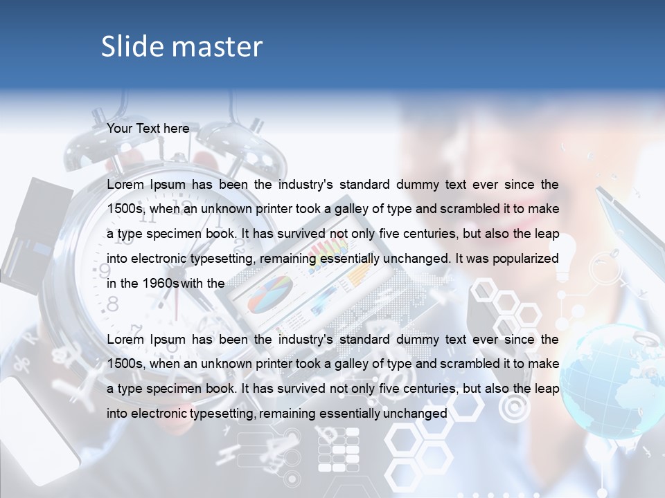 Satisfaction Work Timer PowerPoint Template