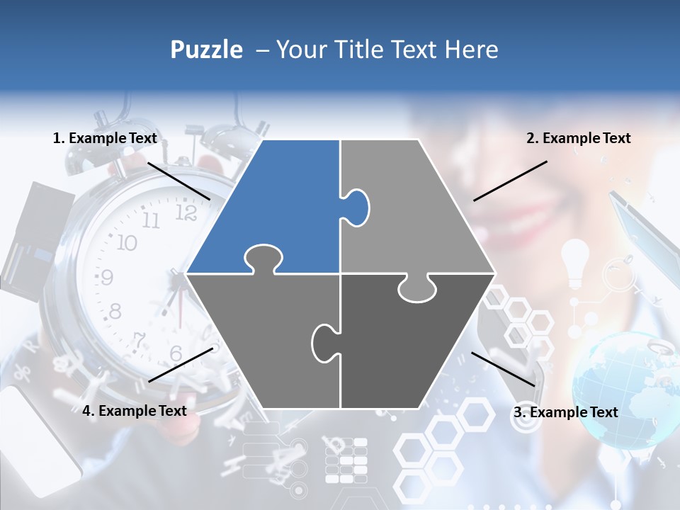 Satisfaction Work Timer PowerPoint Template