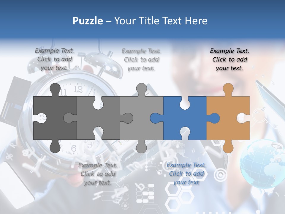 Satisfaction Work Timer PowerPoint Template