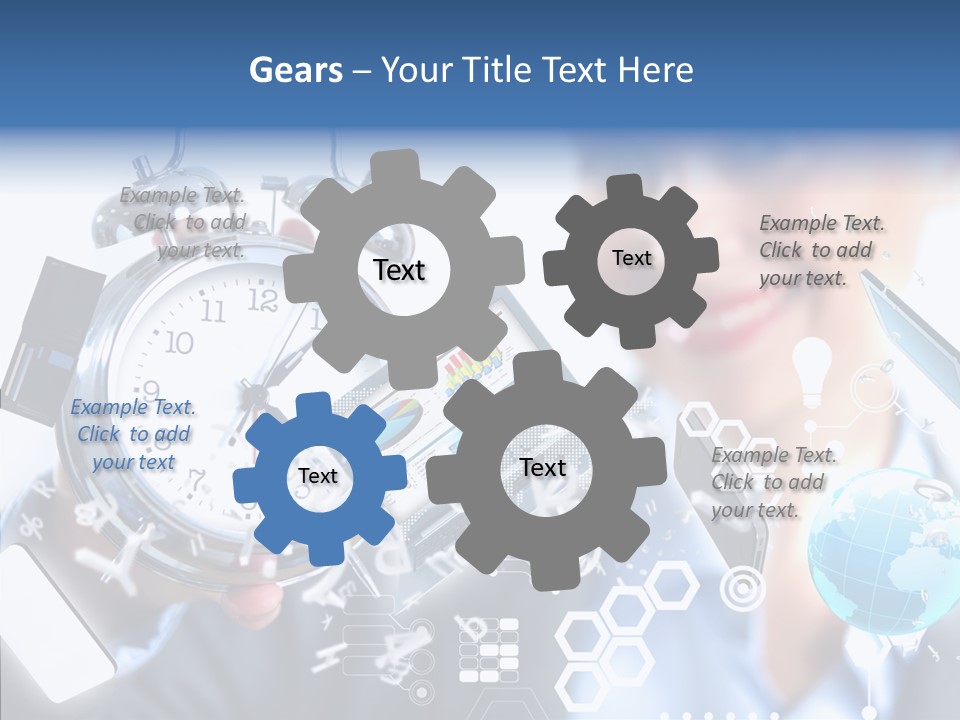 Satisfaction Work Timer PowerPoint Template