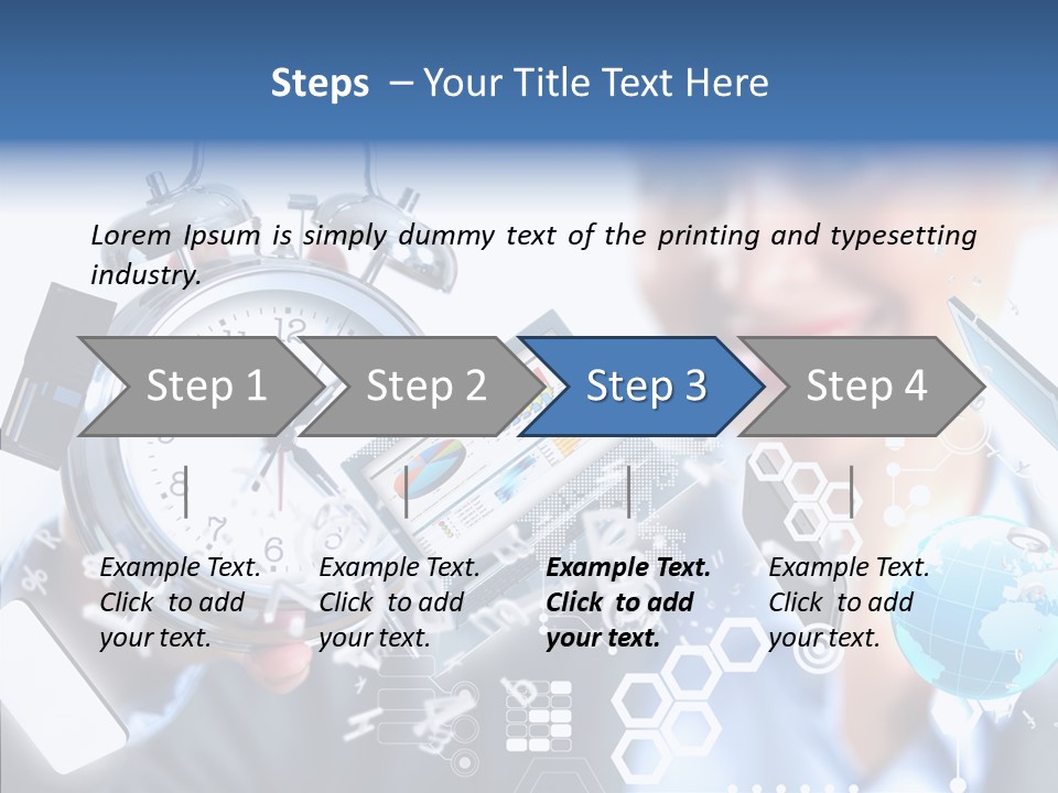 Satisfaction Work Timer PowerPoint Template
