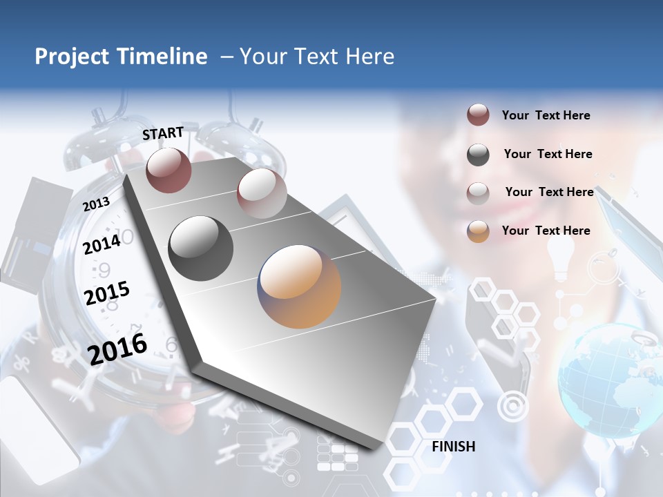 Satisfaction Work Timer PowerPoint Template