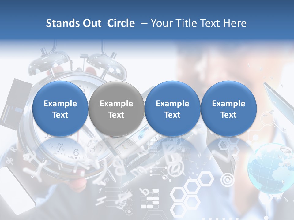 Satisfaction Work Timer PowerPoint Template