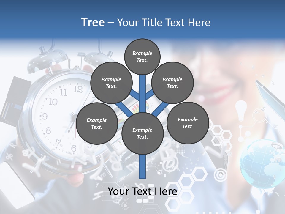 Satisfaction Work Timer PowerPoint Template