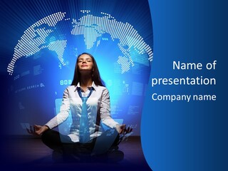 Software Message Continent PowerPoint Template