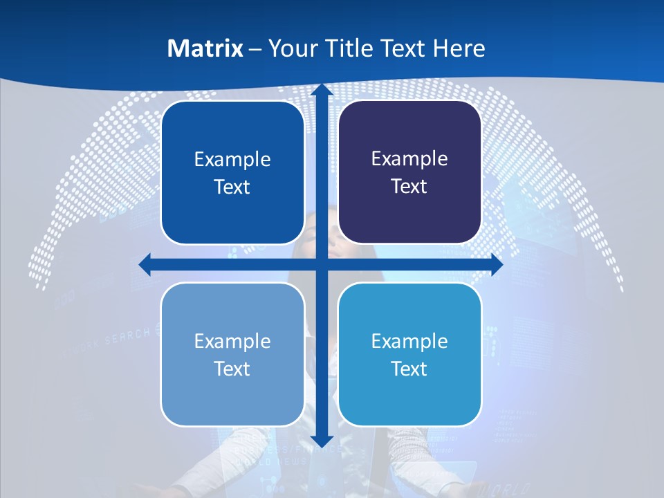Software Message Continent PowerPoint Template
