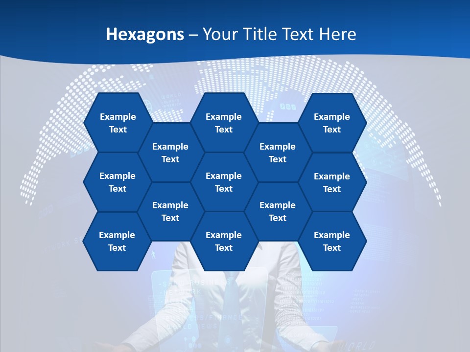 Software Message Continent PowerPoint Template