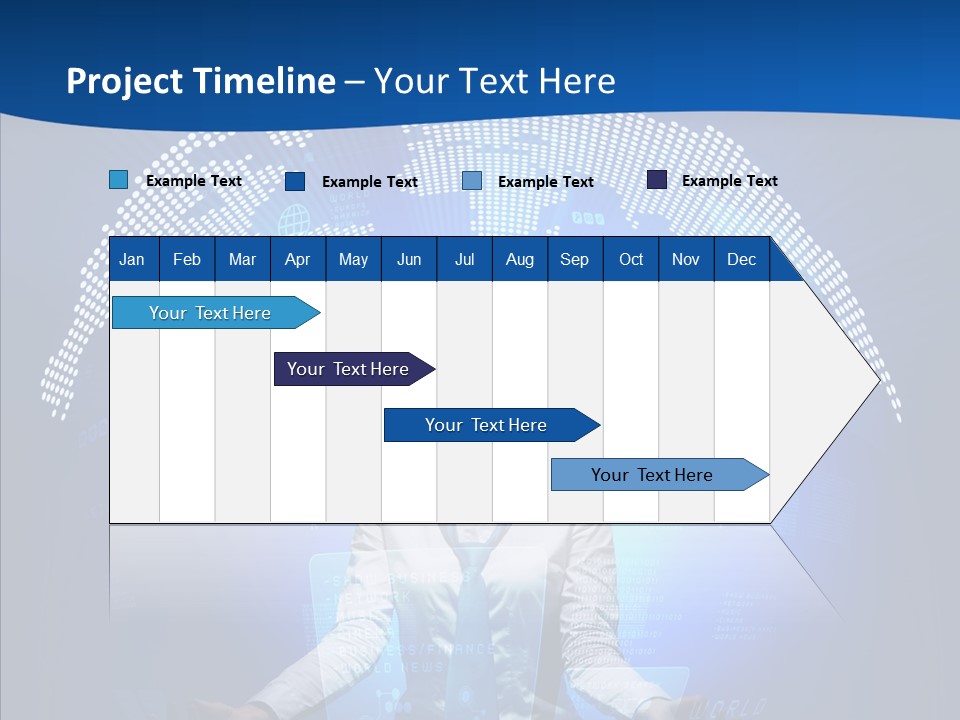 Software Message Continent PowerPoint Template