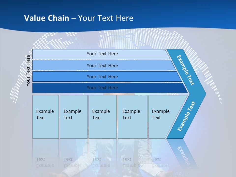 Software Message Continent PowerPoint Template
