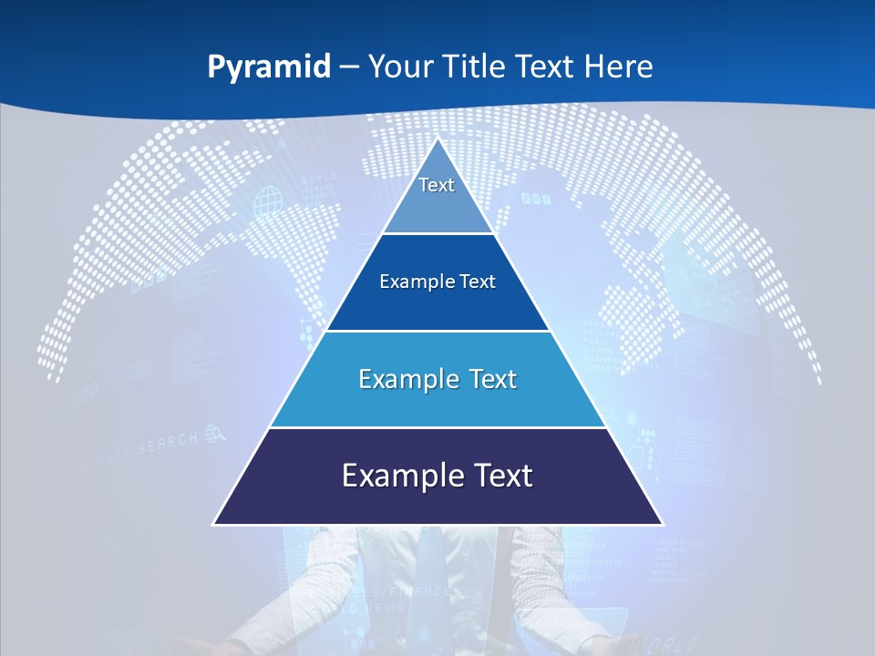 Software Message Continent PowerPoint Template
