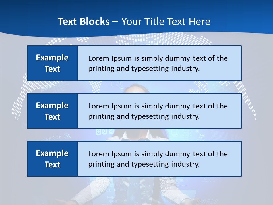 Software Message Continent PowerPoint Template