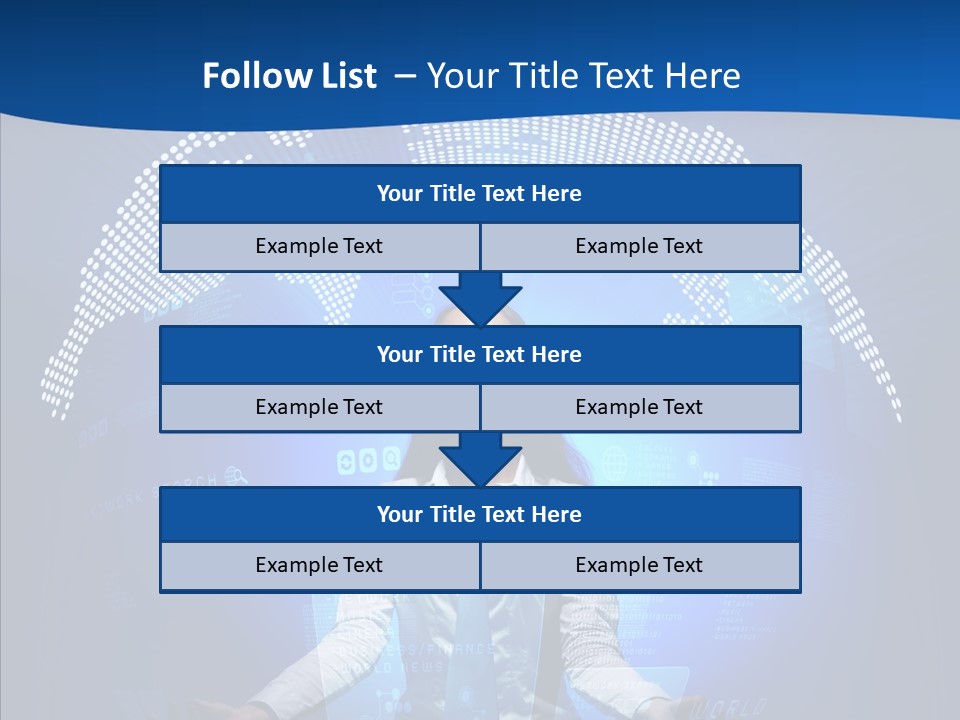 Software Message Continent PowerPoint Template