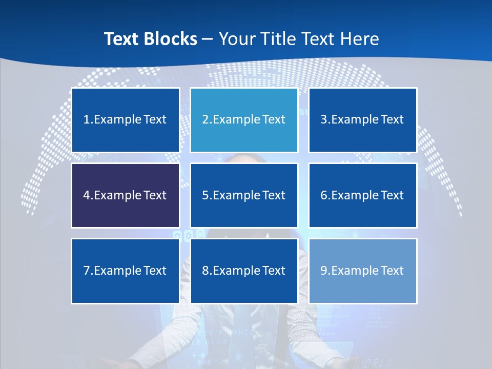 Software Message Continent PowerPoint Template