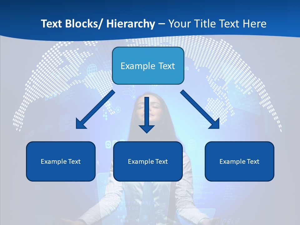 Software Message Continent PowerPoint Template