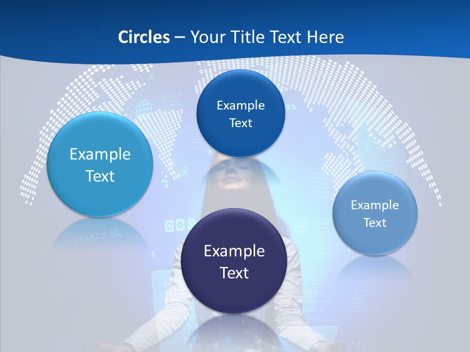 Software Message Continent PowerPoint Template