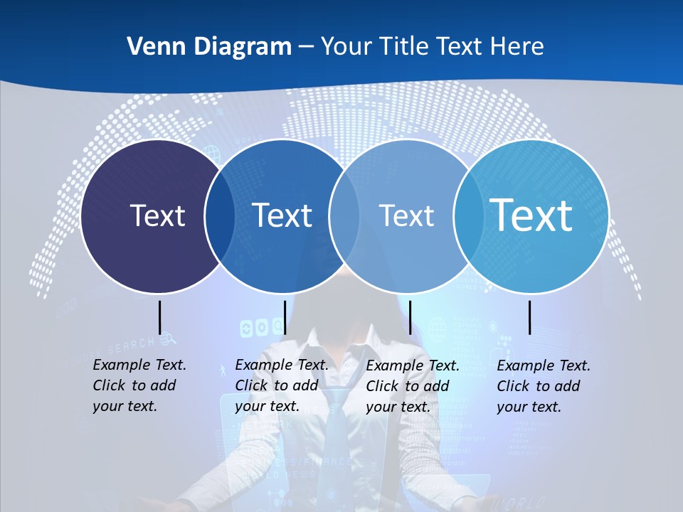 Software Message Continent PowerPoint Template