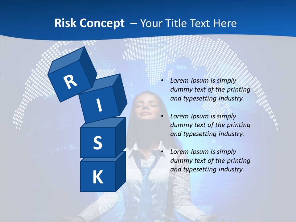 Software Message Continent PowerPoint Template