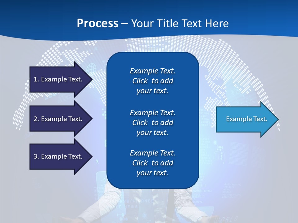 Software Message Continent PowerPoint Template
