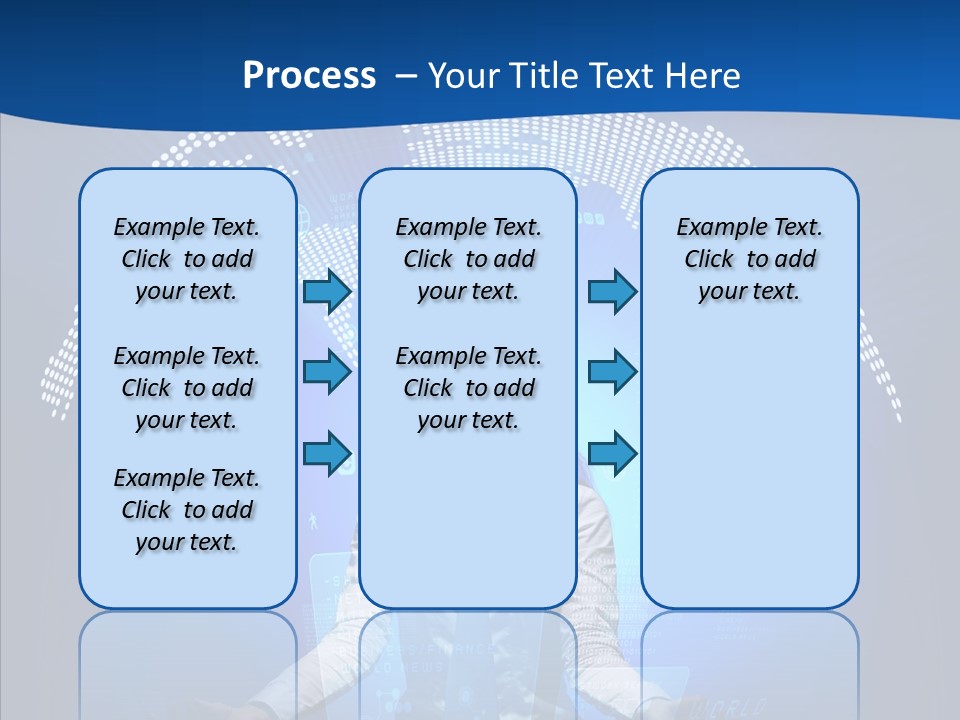 Software Message Continent PowerPoint Template