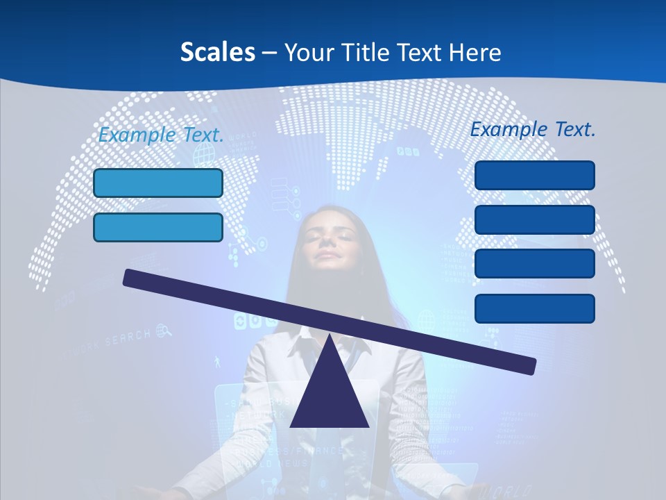 Software Message Continent PowerPoint Template