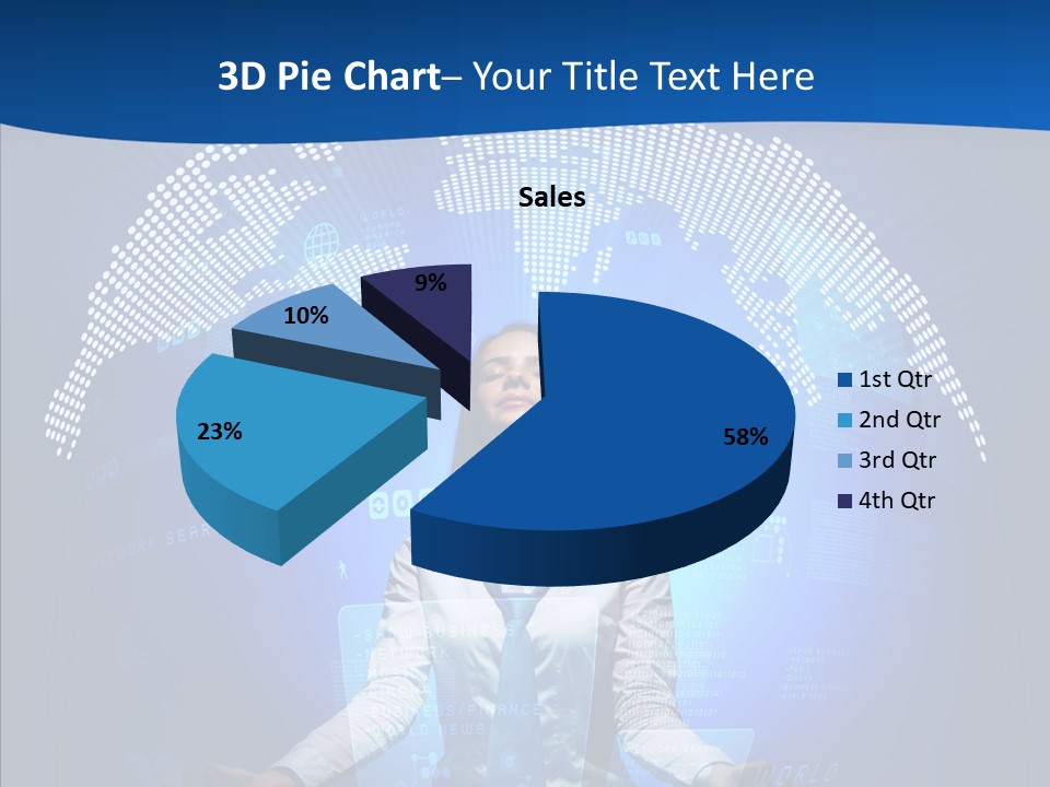 Software Message Continent PowerPoint Template