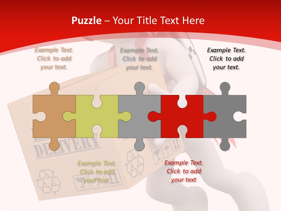 Courier Character Pack PowerPoint Template