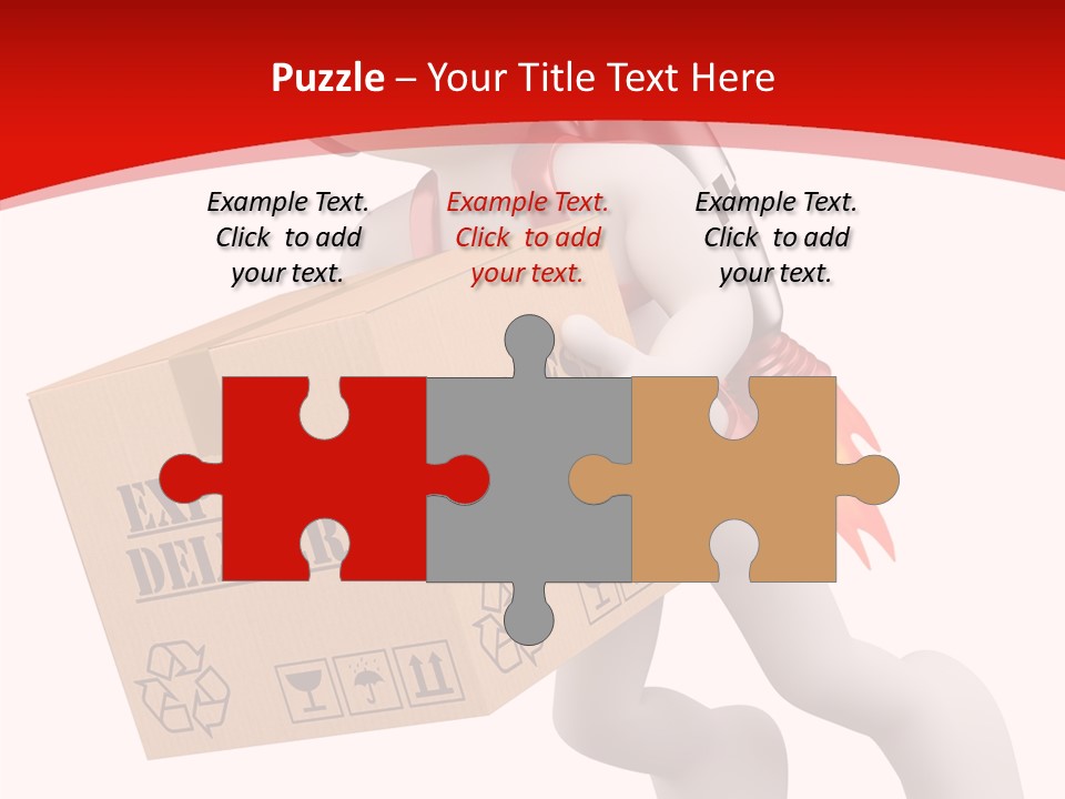 Courier Character Pack PowerPoint Template