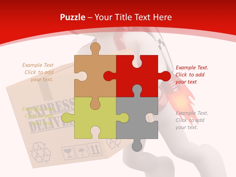 Courier Character Pack PowerPoint Template